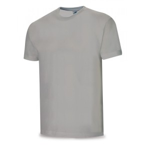 Camiseta gris algodón 145 gr. Manga corta