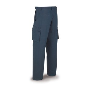 Pantalón ESPECIALISTA azul marino algodón 245 gr. Multibolsillos