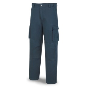 Pantalón ESPECIALISTA INVIERNO azul marino algodón "sanforizado" 245 gr. Multibolsillos