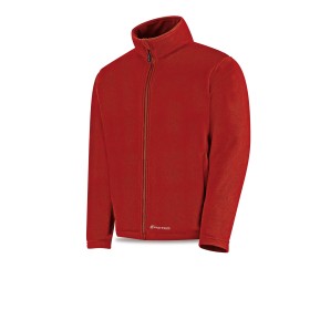 Chaqueta polar modelo QUETZAL roja 200 gr.