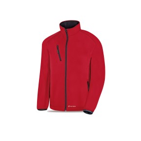Cazadora Softshell modelo CUARZO. Roja 320 gr.