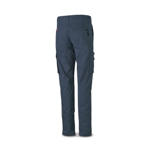 Pantalón STRETCH azul marino en algodón 260 gr. Multibolsillos