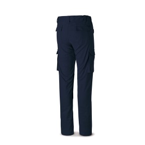 Pantalón STRETCH Pro Series azul marino algodón. 220 gr. Multibolsillos