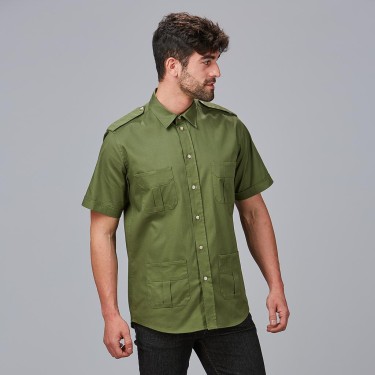 CAMISA UNISEX 4 BOLSILLOS...