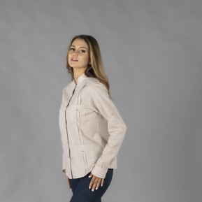 GUAYABERA MUJER CUELLO MAO ISABELA