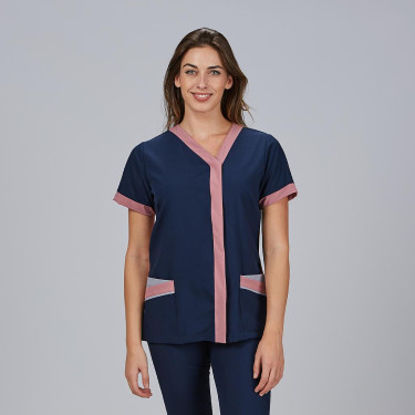 BLUSA MUJER BOTON OCULTO...