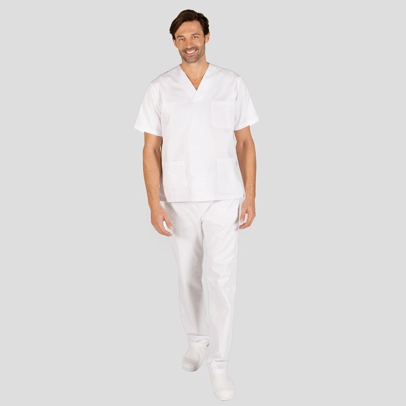 CONJUNTO UNISEX PICO SARGA BLANCA