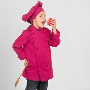 CHAQUETA COCINERO INFANTIL COLOR