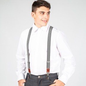 TIRANTE 30MM ELASTICO UNISEX (4 PINZAS)