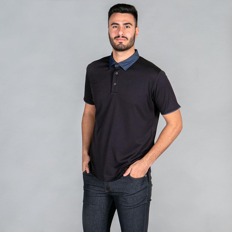 POLO HOMBRE CUELLO CAMISERO TEJANO "REDLINE"